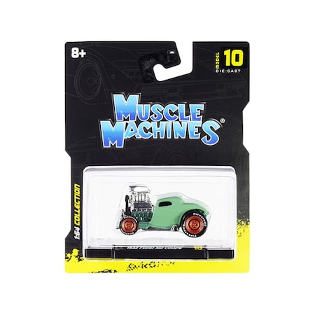Thinkandplay 1933 Ford 3W Coupe Light Green 1-64 Scale Diecast Model Car TH3477106